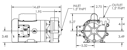 45016.104 pump spec dimensions