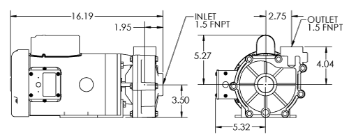 45056.104 pump spec dimensions
