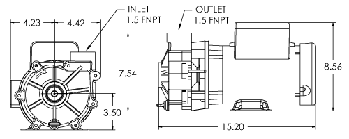 45106.104 pump spec dimensions